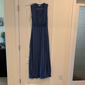 Max Studio Navy Sleeveless Maxi Dress